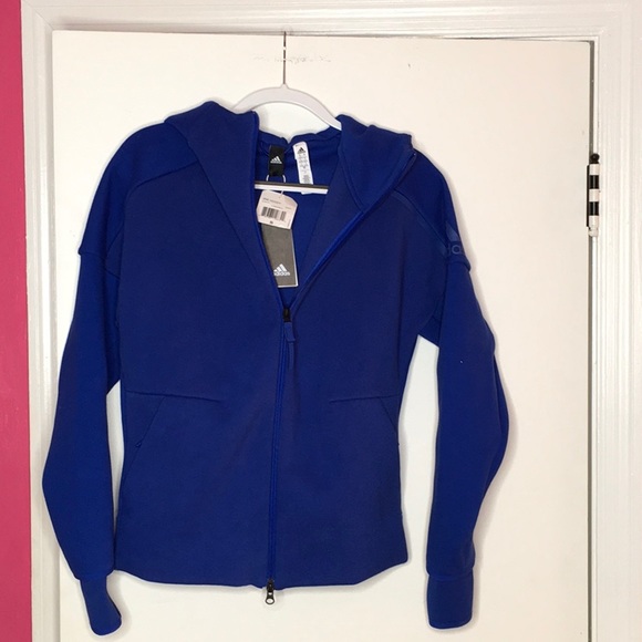 adidas Jackets & Blazers - Adidas | Blue Pullover